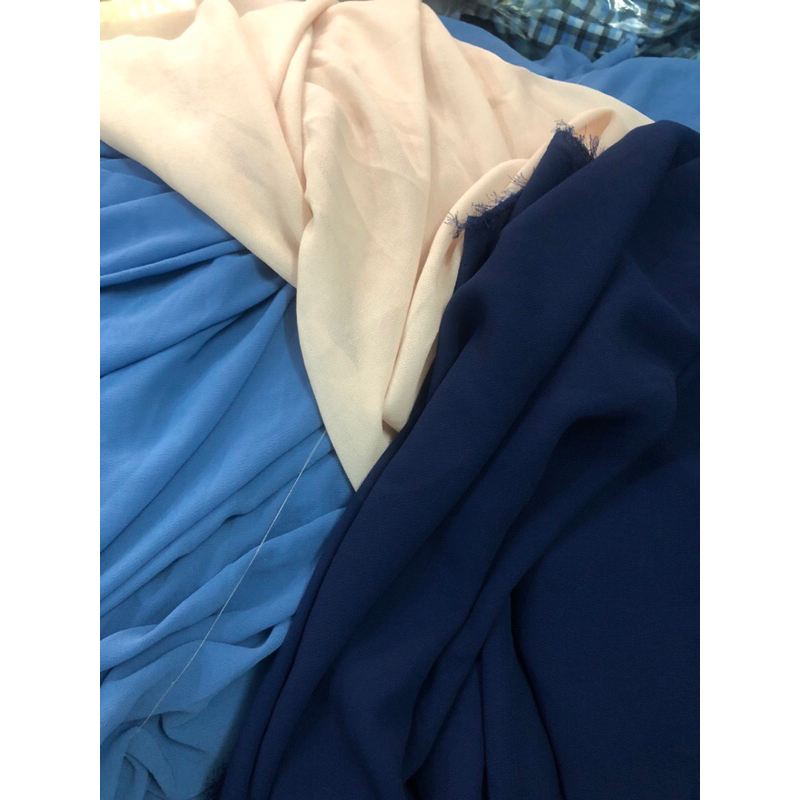 VM10 - ผ้าชีฟองสี ขนาด 1.5ม