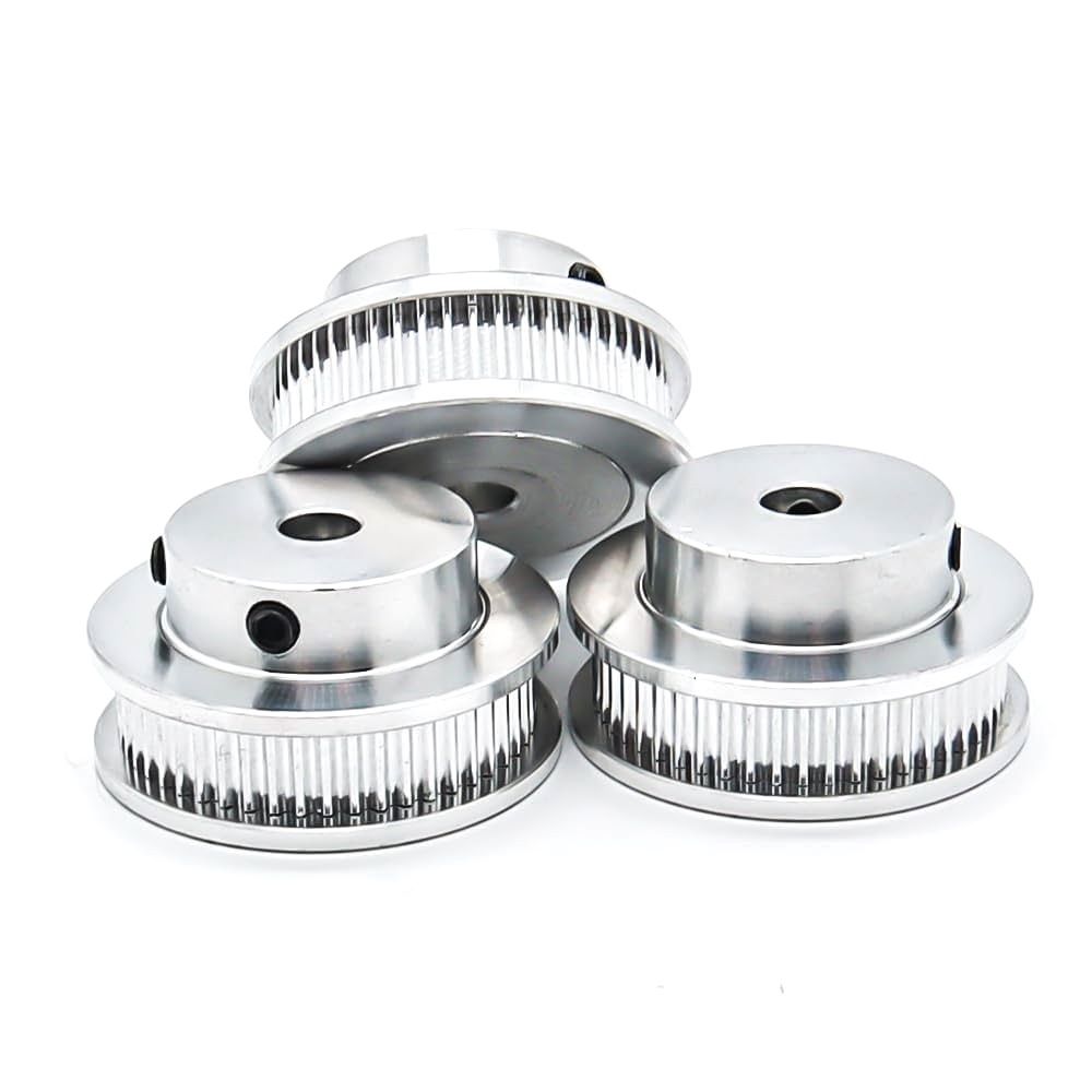 PULLEY ALUMINIUM GEAR 3M50 50 TEETH BELT WIDE 8MM SHAFT 20MM