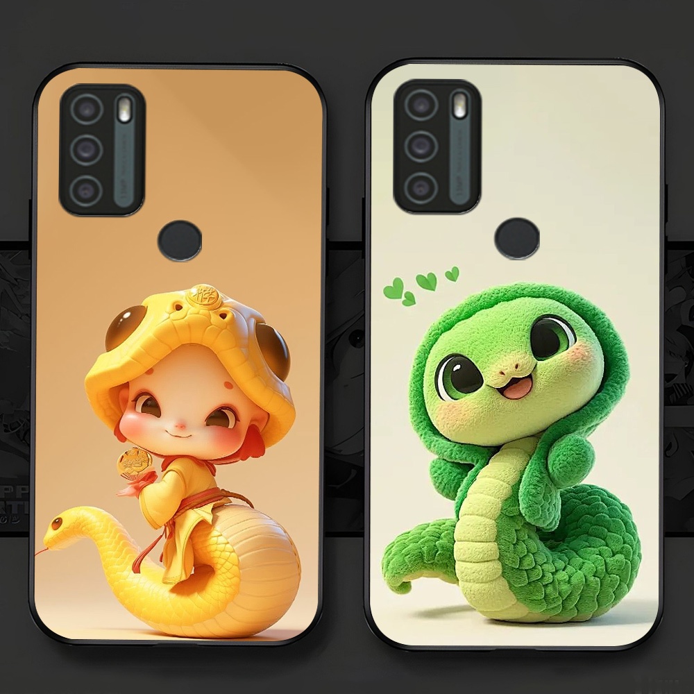 เคส Vsmart Star 5 / vsmart Joy 4 / vsmart Live 4 พิมพ์ลายสัตว์ราศีแห่งงู 2025