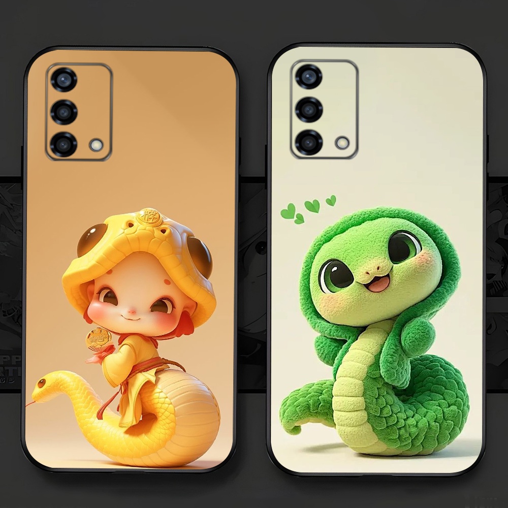 เคส Oppo a74 / oppo a94 / oppo a95 / oppo a96 4g พิมพ์ลายสัตว์ราศีที่งู 2025