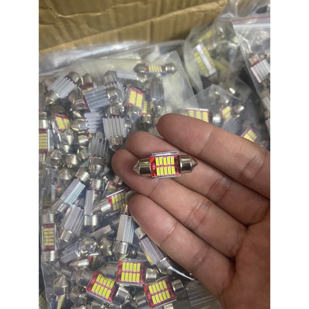ไฟเพดานรถยนต์ Led ไฟอ่านหนังสือ 31mm 36mm 39mm สีขาว