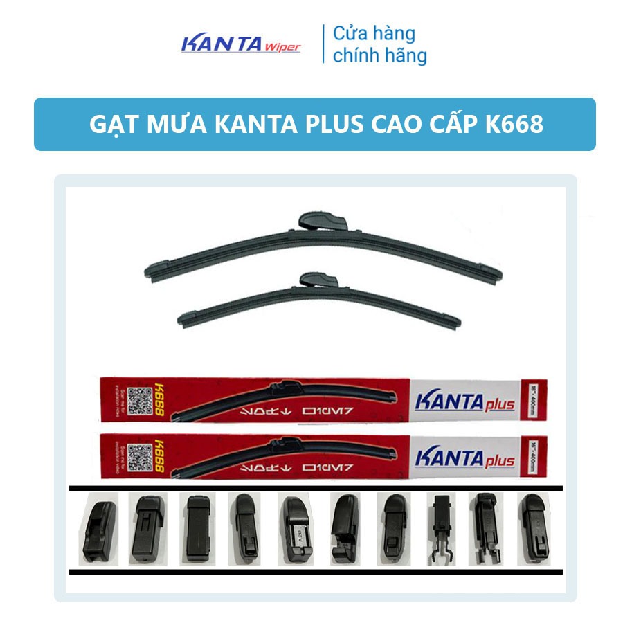 ที่ปัดน้ําฝน Kanta Plus PREMIUM K668 - สําหรับรถยนต์ทุกรุ่น - ที่ปัดน้ําฝนมัลติฟังก์ชั่นสําหรับ MERC