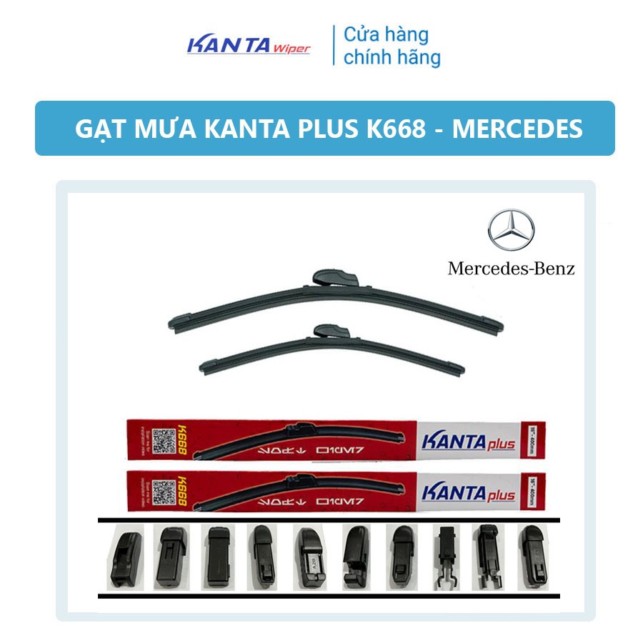 [MERCEDES] - ที่ปัดน้ําฝน PREMIUM Kanta Plus K668 - พิเศษสําหรับ Mercedes - C-Class, E-Class, GLK, G