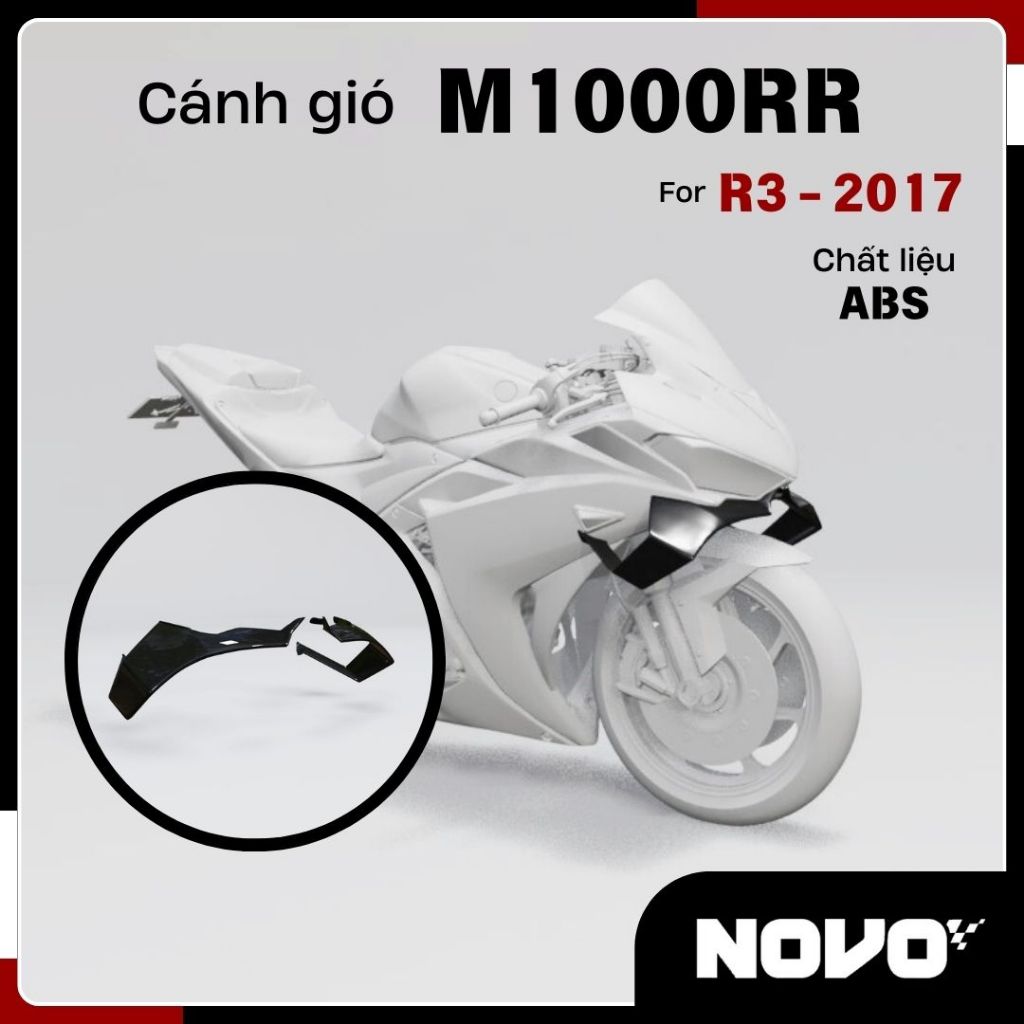 Yamaha R3 2015 - 2017 Wind Wing - คุณภาพสูง รุ่น M1000RR
