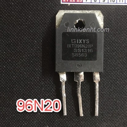 ส่วนประกอบ Mosfet IXTQ96N20P IXTQ96N20 96N20 N ช่อง 96A 200V ถอดชิ้นส่วน