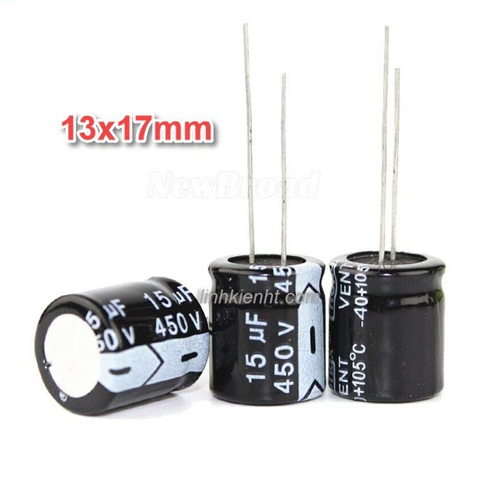 10 ชิ้นตัวเก็บประจุ 15uf 450V 13X17 มม.ตัวเก็บประจุ 450V 15UF