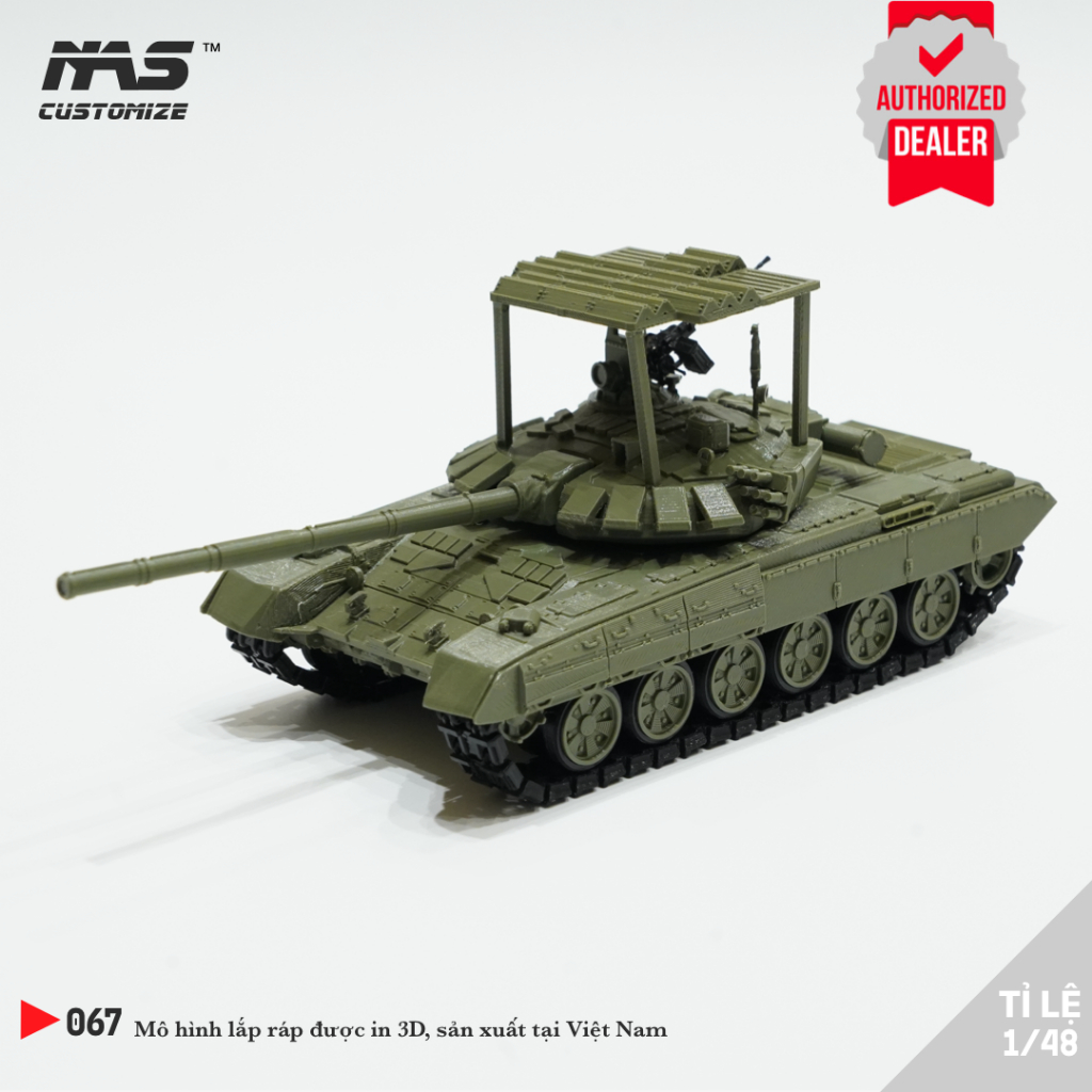 [NAS] ถังรัสเซีย รุ่น T-72 B3M ขยาย 1/48 โมเดลทหารของถังรัสเซีย T72B3 สเกล 1/48