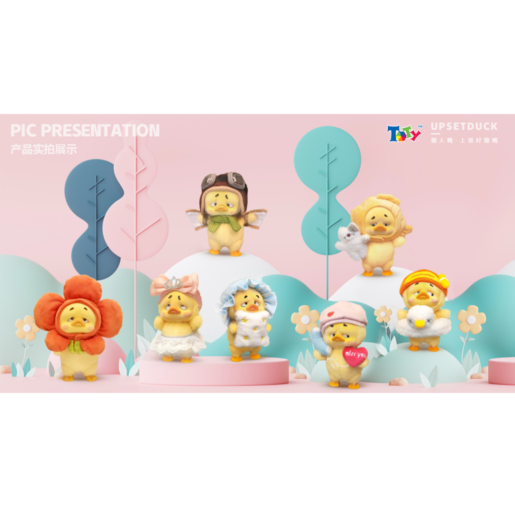 Upset Duck Model Blind Box - Act Cute Duck - ของแท้ 1983 ของเล่น - FU02