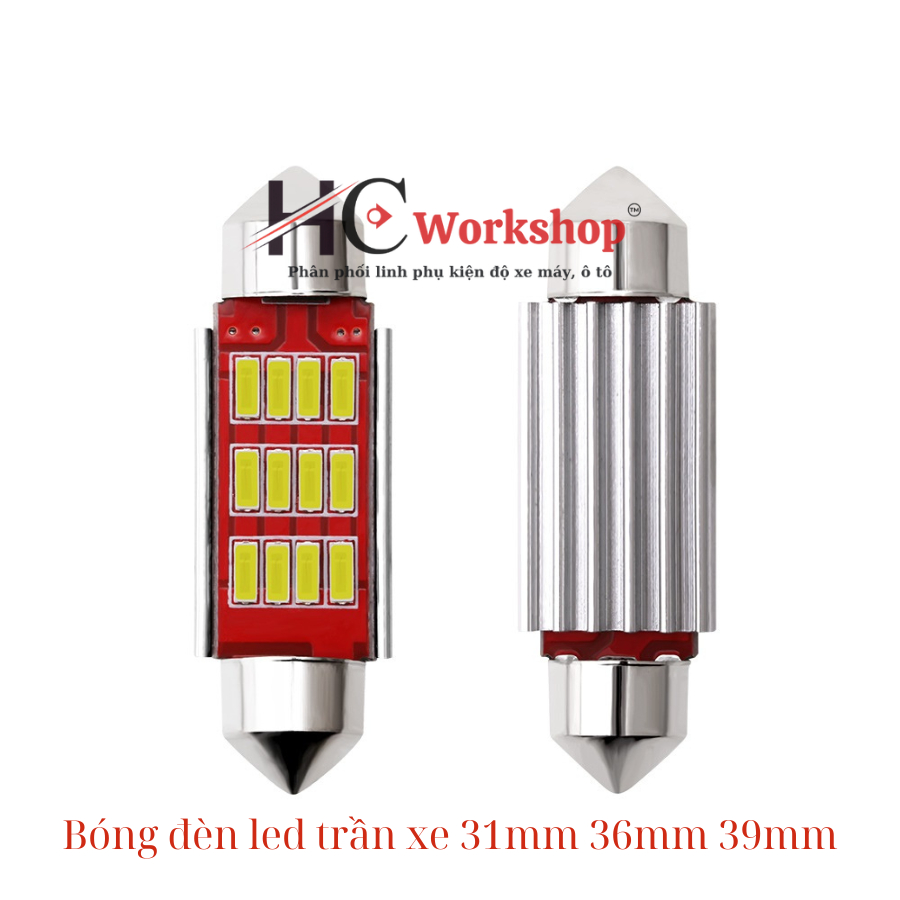 ไฟเพดานรถยนต์ Led ไฟอ่านหนังสือ 31mm 36mm 39mm สีขาว