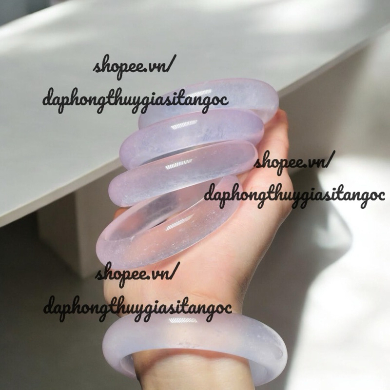 สร้อยข้อมือ Laven der สีม่วง dulong ขนาด 54-57mm สวยมาก 14-15mm super vip สินค้าตรวจสอบ