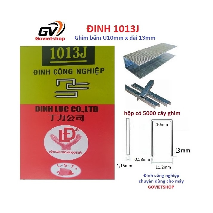 U เล็บ 1013J กล่องบรรจุ 5000 13 มม. U ตะปูไม้, ตะปูไม้กระดาน, J1013 หมุดอาน