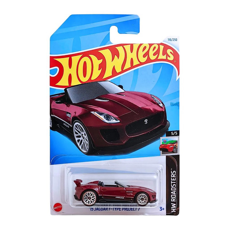 Hot Wheels 15 Jaguar F-Type Project 7 รถโมเดล