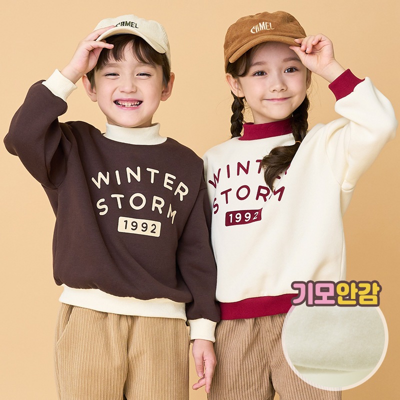 Warm Bebezoo เสื้อกันหนาวคอเต่าผ้าฝ้ายสําหรับเด็กทารก BED4TS210