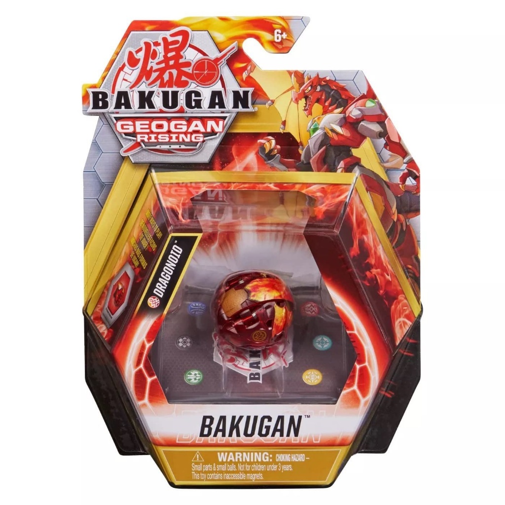 Dragonoid Dragon Bakugan Warrior มาพร้อมการ์ด Bakugan และการ์ดแกนหกเหลี่ยม 2066 7-1