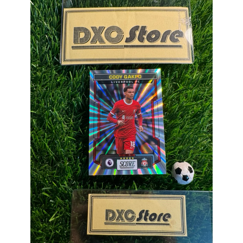 [ ของแท้ ] - LASER - PANINI SCORE PREMIER LEAGUE 2024 - CODY GAKPO (LIVERROL)