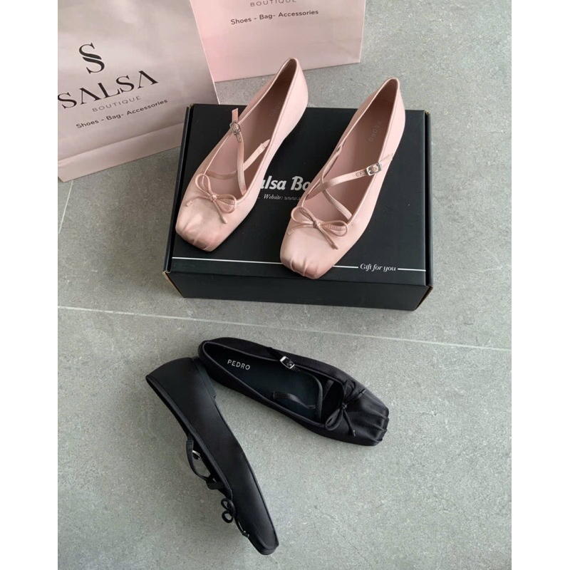 รองเท้าตุ๊กตา PEDRO Square toe - คุณภาพแท้