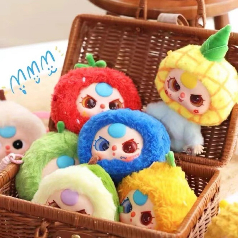 [มีจําหน่าย] BLIND BOX KEYCHAIN THREE YEAR OLD BABY BANY THREE FRUIT GARDEN COLLECTION