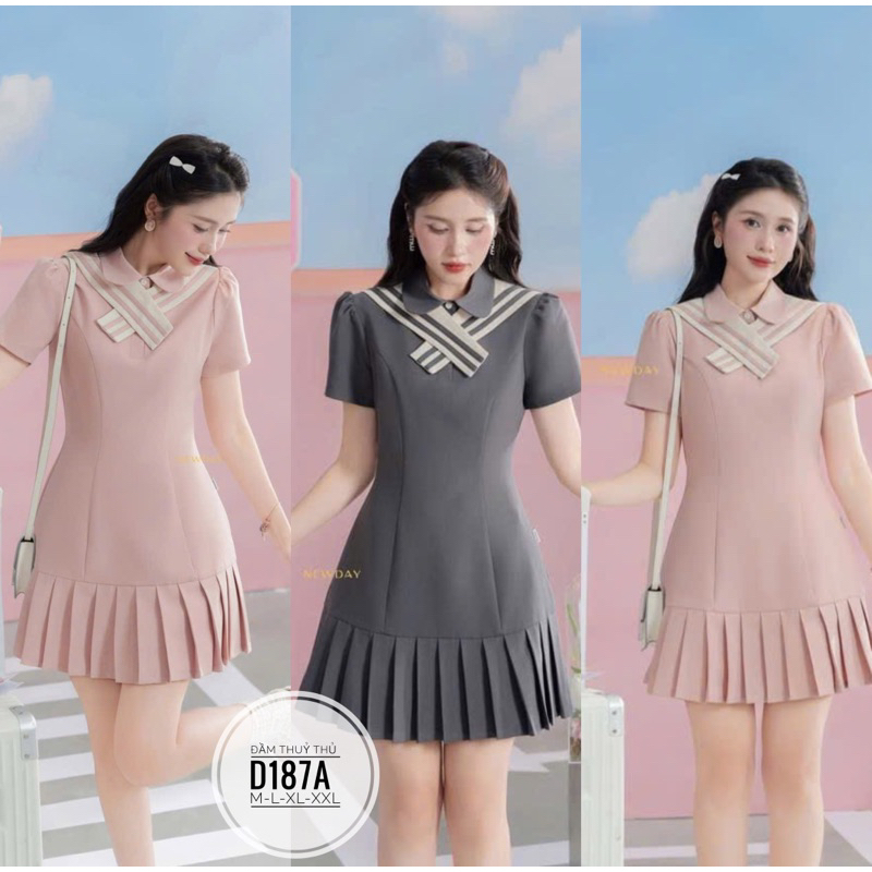 BIGSIZE เดรสกะลาสี D187A