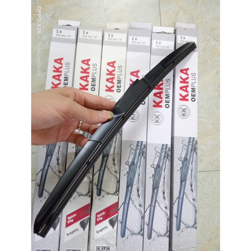 ชุดที่ปัดน้ําฝนซิลิโคนอ่อนนุ่ม Kaka 2 ชิ้นพร้อมตัว 3 ชิ้น U Mount Type สําหรับ CHEVROLET Trailblazer