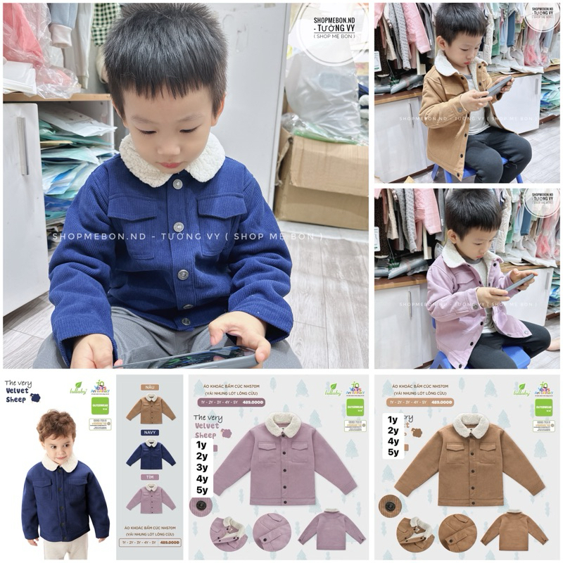 [ Lullaby ] เสื้อโค้ทขนสัตว์ Lullaby สําหรับเด็กชายและเด็กหญิง