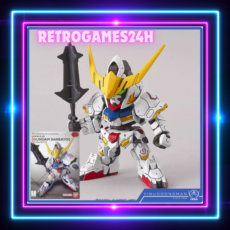 [ของแท้] Bandai Gundam Model Assembly Set รุ่น 07855 SD EX Series 010 Robot Barbatos Gunpla Model