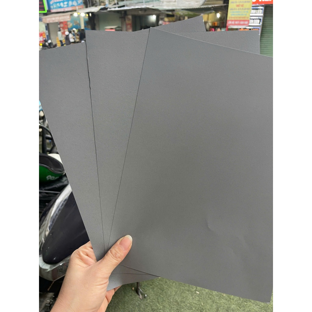 100 แผ่นนําเข้า A4 - ZC59 - DL120gsm ปกสีเทา