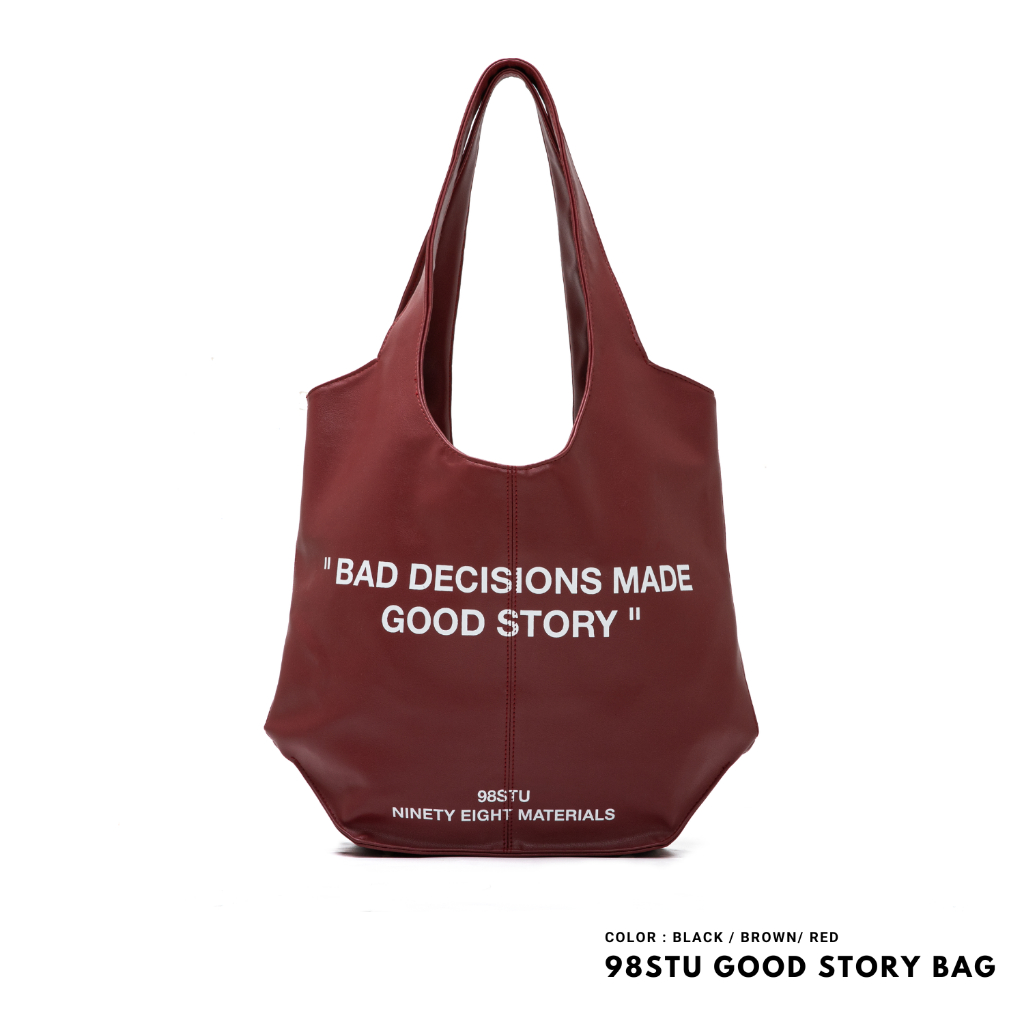 98stu Good Story กระเป๋าหนังหนังคุณภาพสูง ใส่แล็ปท็อปได้