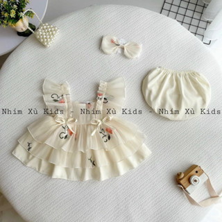 เด็ก น่าระทึกใจ เม่นปักครีมโลลิต้าชุดชุดสําหรับทารกแรกเกิด,เ…