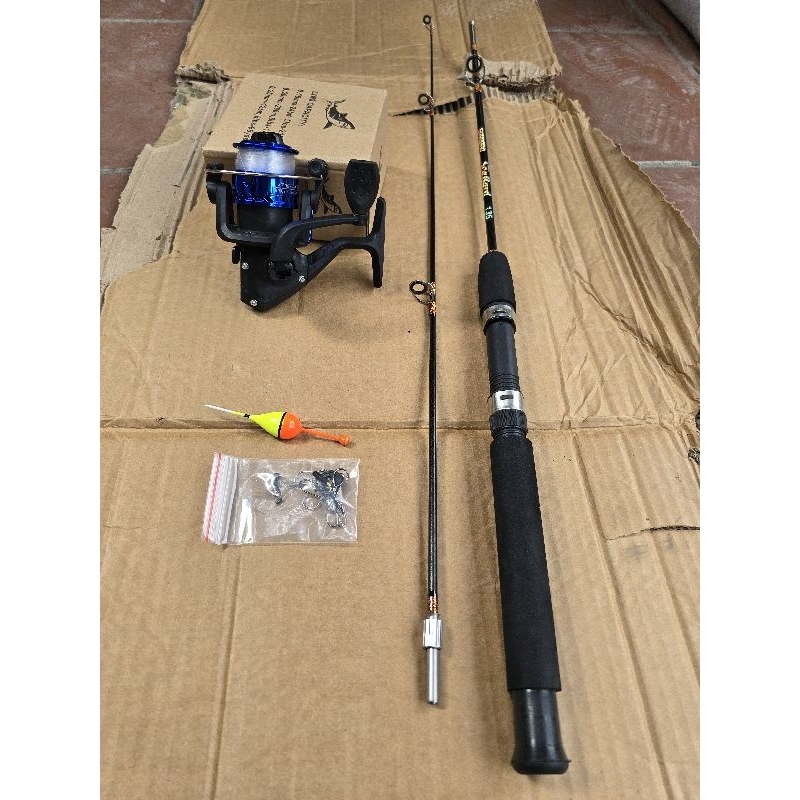 Bộ Cần Câu Máy Shimano 2 Khúc Đặc, Bộ Cần Câu Cá Lure Giá Rẻ , Và Máy YF200