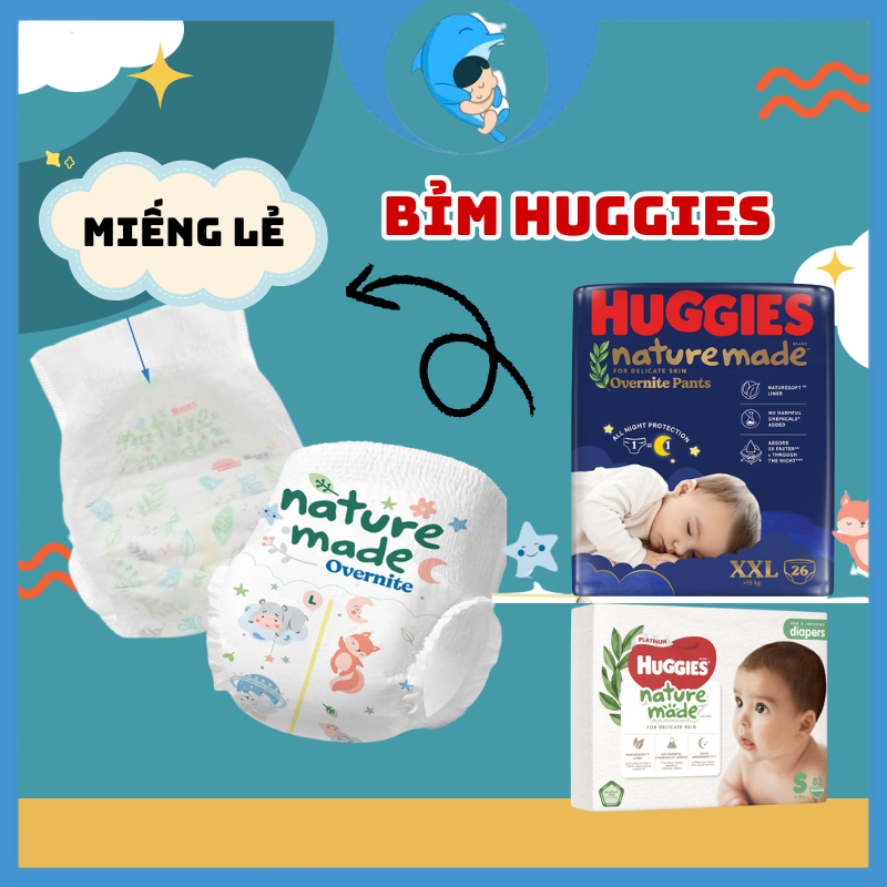 [สินค้ามีบัตรกํานัล X Live](ODD)Huggies NatureMade ผ้าอ้อม/ผ้าอ้อม/สติ๊กเกอร์ขนาด NB60/S82/M64/L54/XL44/M58/L44/XL38/2XL26