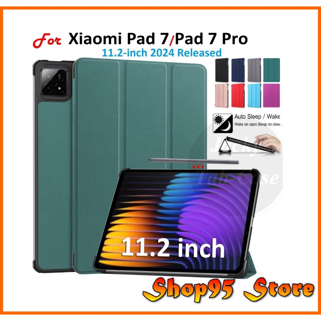 เคสหนัง เคสแม่เหล็กสําหรับ Xiaomi Pad 7 Pro, Mipad7 pro 11.2 "2024