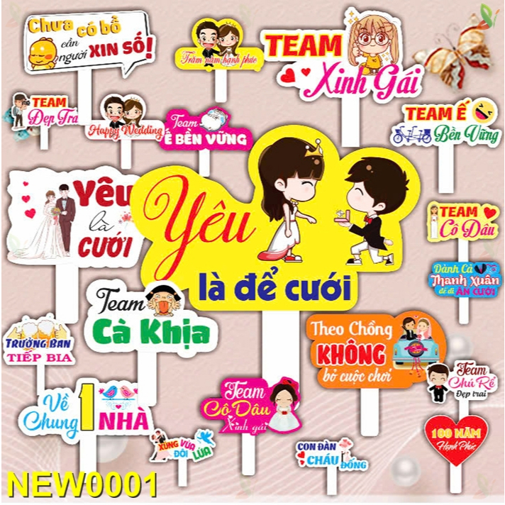 Hashtag Wedding Handheld Hashtag - ด้ามจับเต็ม ผลิต