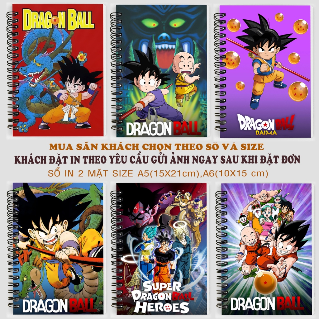 โน๊ตบุ๊ค A5 A6 Dragon Ball MAU1393P8