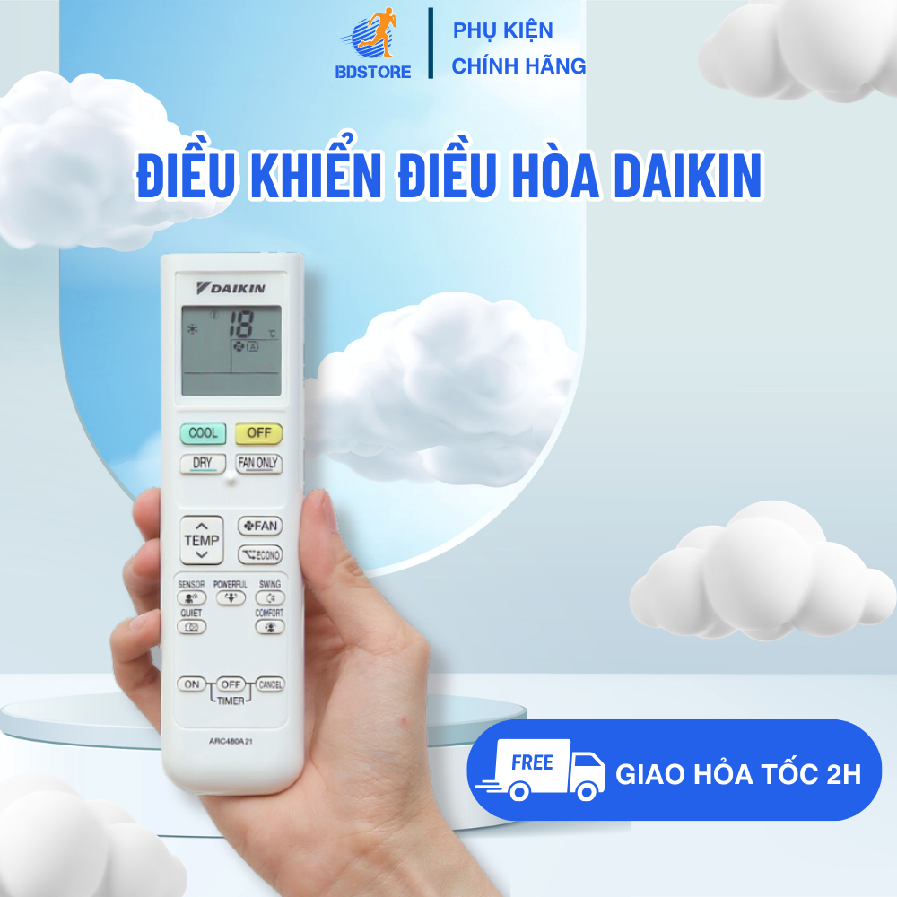 รีโมทแอร์ DAIKIN INVERTER รีโมทแอร์ Daikin มาตรฐาน