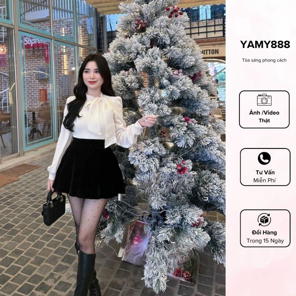 เสื้อกันหนาวเกาหลีคอปกโบว์ สี Hottrend Easy to Coordinate สไตล์เกาหลี Ap253 - Yanmy888