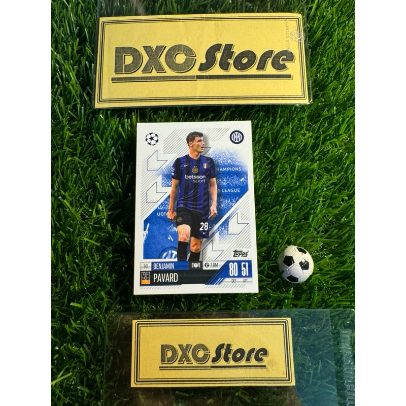 [ ของแท้ ] - TOPPS MATCH ATTAX 2025 - BENJAMIN PAVARD (INTER MILAN)