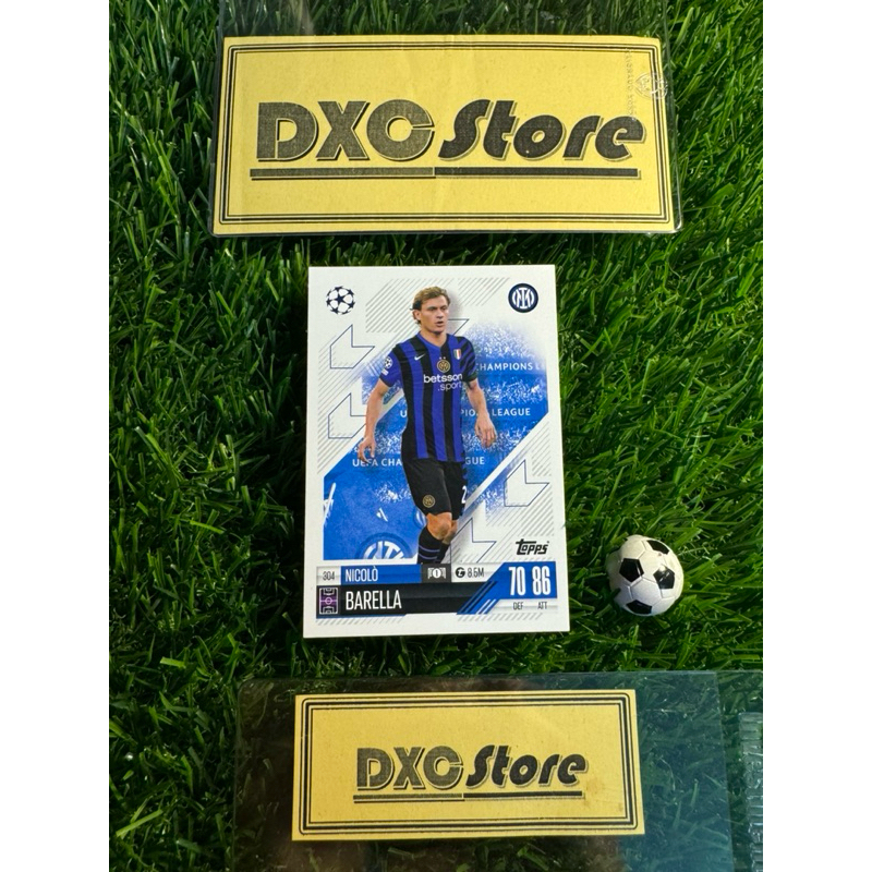 [ ของแท้ ] - TOPPS MATCH ATTAX 2025 - NICOLO BARELLA (INTER MILAN)