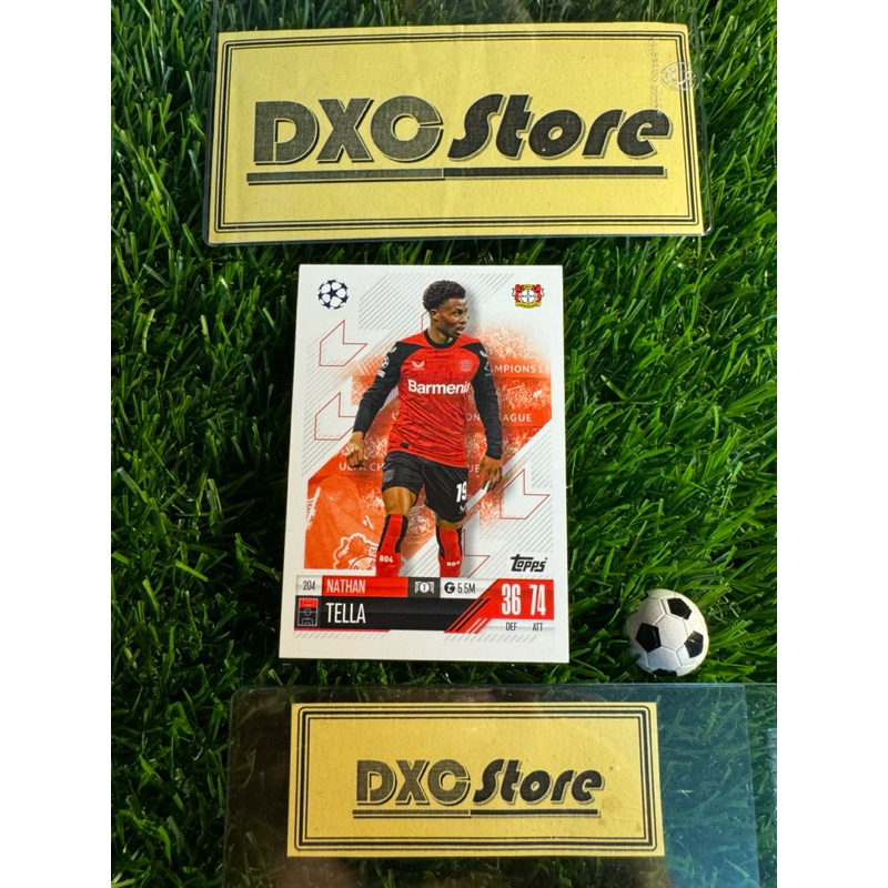 [ ของแท้ ] - TOPPS MATCH ATTAX 2025 - NATHAN TELLA (BAYER 04 LEVERKUSEN)