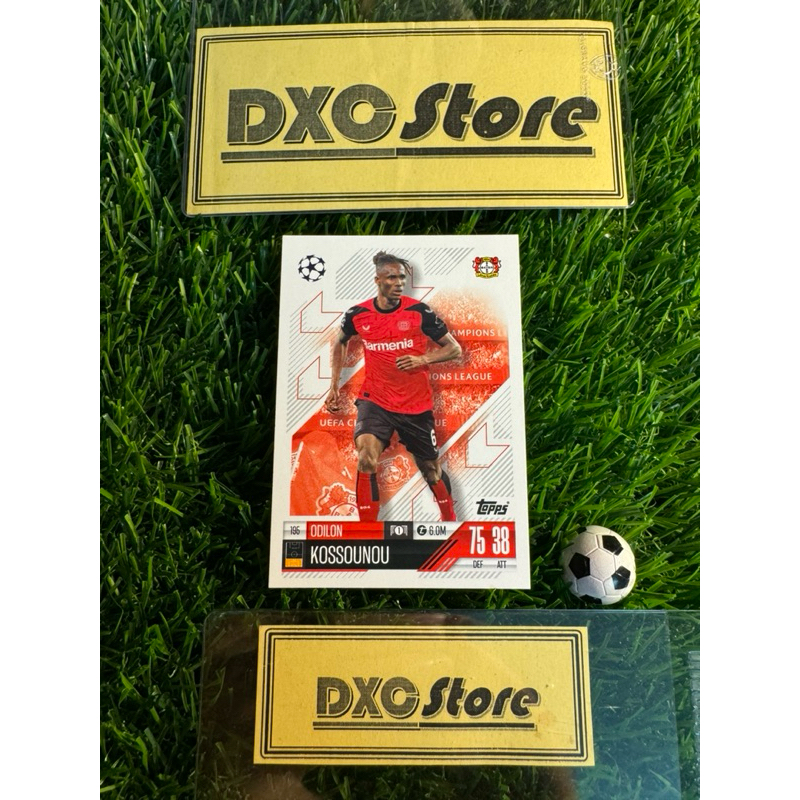 [ ของแท้ ] - TOPPS MATCH ATTAX 2025 - ODILON KOSSOUNTOU (BAYER 04 LEVERKUSEN)