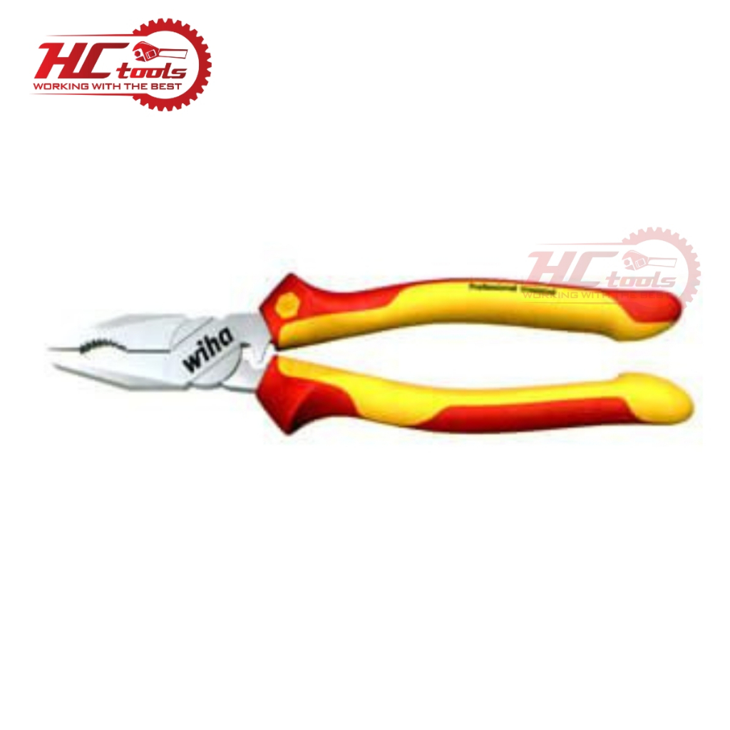 Wiha 35716 คีมหุ้มฉนวนชุบโครเมียม 1000V ยาว 220 มม. | HCTOOLS – โปรปัง