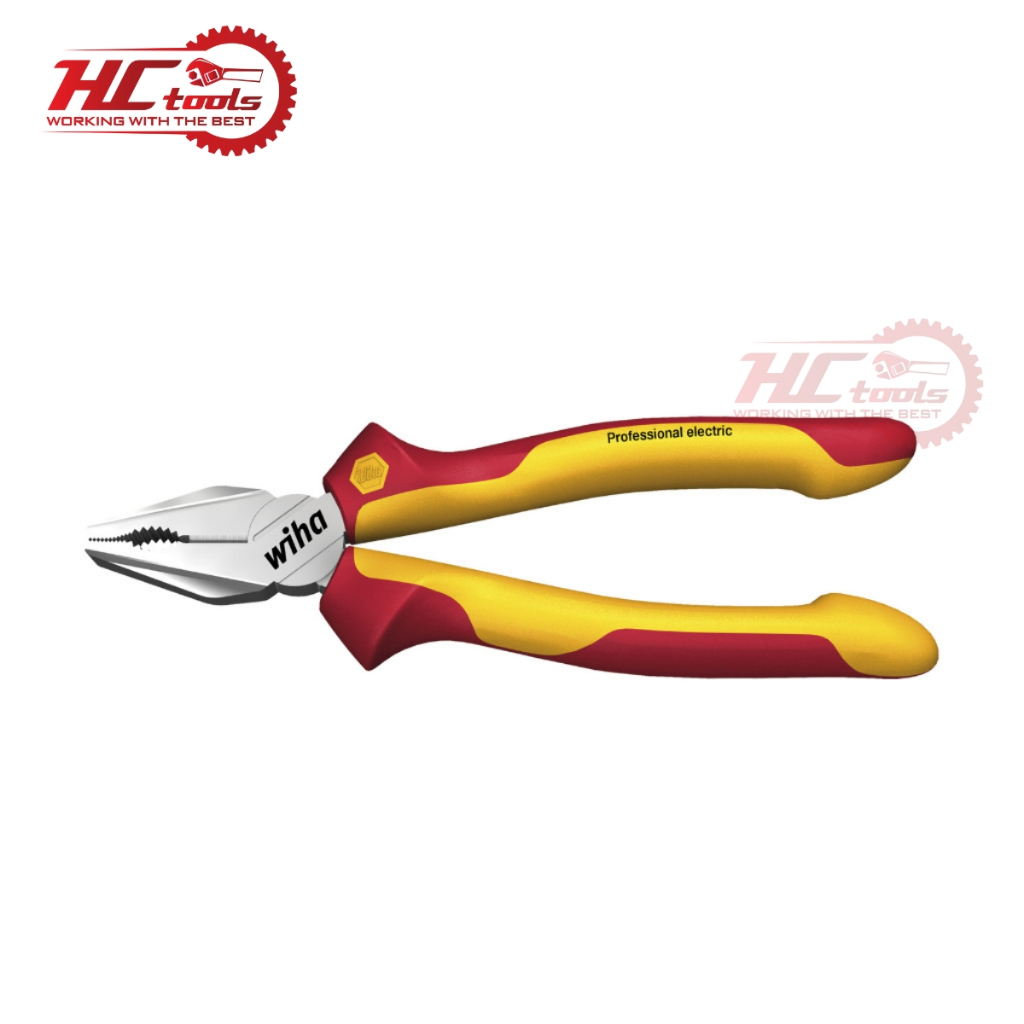 Wiha 26708 Germany 180mm 1000v คีมอเนกประสงค์หุ้มฉนวน - สินค้าของแท้ | HCTOOLS