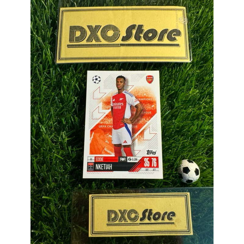 [ ของแท้ ] - TOPPS MATCH ATTAX 2025 - EDDIE NKETIAH (ARSENAL)
