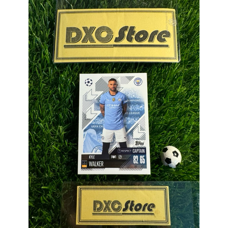 [ ของแท้ ] - CAPTAIN - TOPPS MATCH ATTAX 2025 - KYLE WALKER (MANCHESTER CITY)