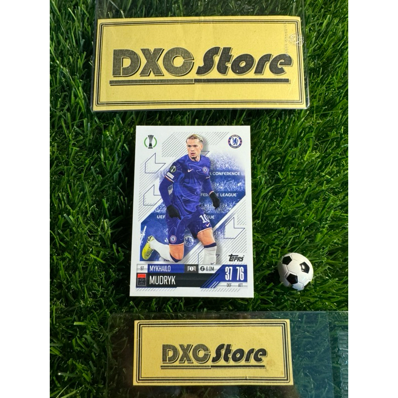 [ ของแท้ ] - TOPPS MATCH ATTAX 2025 - MYKHAILO MUDRYK (CHELSEA)