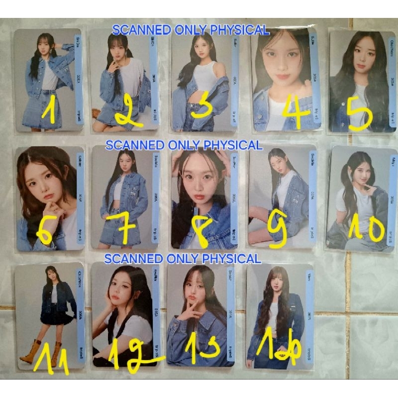 OBJEKT CARD HAS SCAN TRIPLES MAYU HYERIN JIYEON JIWOO KOTONE LYNN SULLIN CHAEYEON SOMIN NIEN DAHYUN 