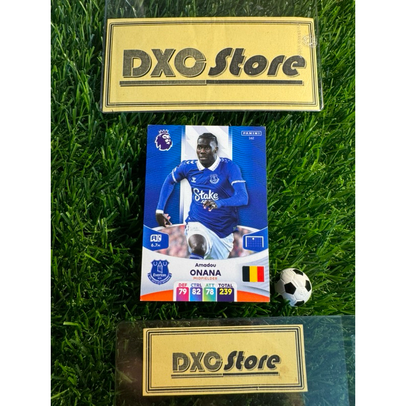[ ของแท้ ] - PANINI ADRENALYN XL PREMIER LEAGUE 2024 - AMADOU ONANA (EVERTON)