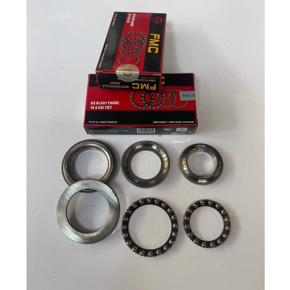FMC ชามซีลปลอกคอมอเตอร์ไซค์ 6 ส่วน สินค้าคุณภาพสูงสําหรับ Dream Wave Sirius, Jupiter, Nouvo 1-2-3, T