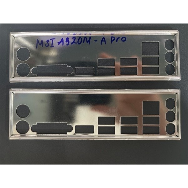 FE บล็อกหลัก MSI A320M-A PRO (โล่โรลเลอร์ IO: 600)