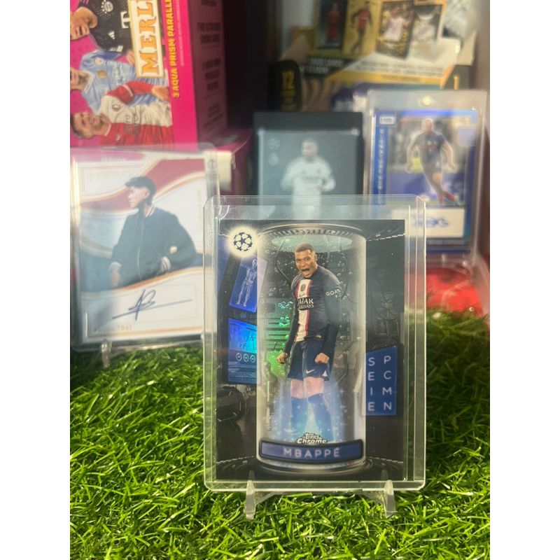 Kylian Mbappe Speciman Topps Chrome UCL 2022/23 การ์ดฟุตบอล