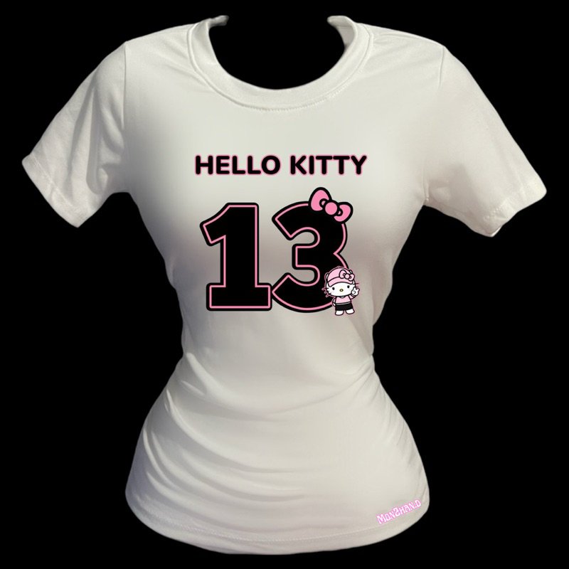 เสื้อสองสาย BABYTEE KITTY SPORTS Y2K CUTE MONS HOUSE - รูปที่ 2